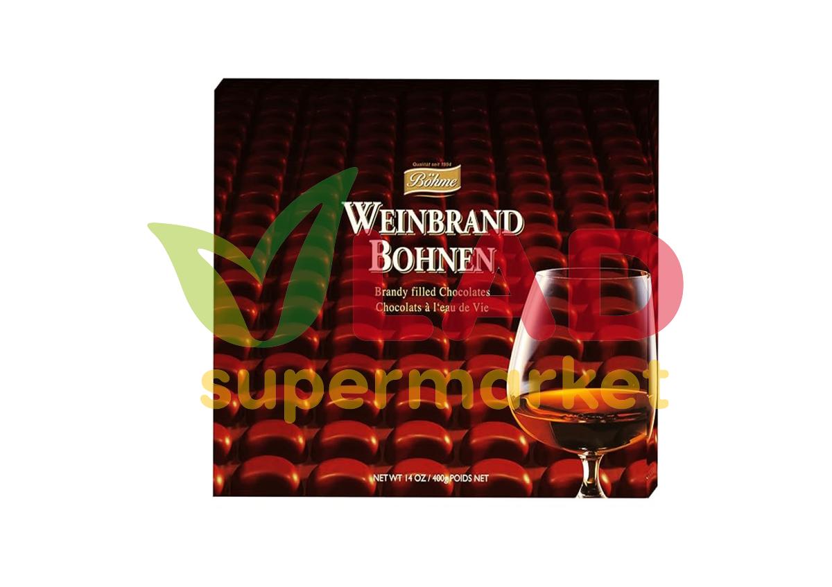 Продукты БОНБОНЬЕРКИ Weinbrand Bohnen  400g 11465 Bohme