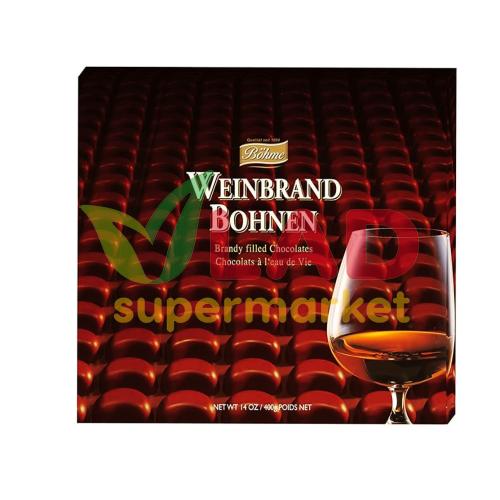 БОНБОНЬЕРКИ Weinbrand Bohnen  400g 11465 Bohme