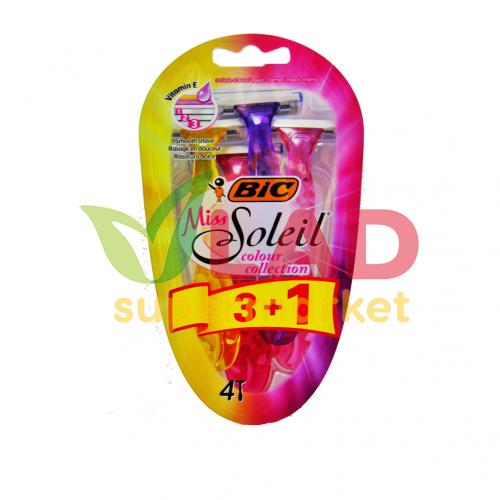 БРИТВЫ Miss Soleil colour collection 3+1in 60177 BIC 